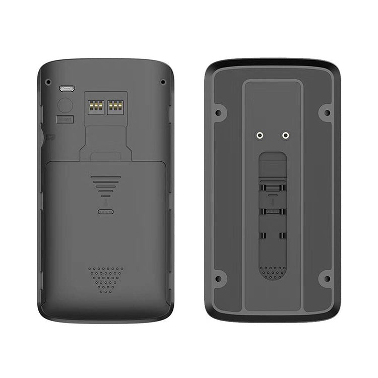 V5 Smart Phone Call Visual Recording Video Doorbell Night Vision Wireless WiFi Security Home Monitor Intercom Door Bell, Standard(Black)