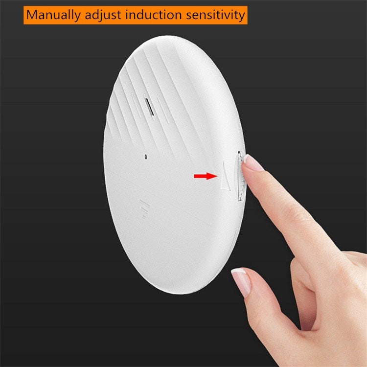 C100 125dB Vibration Sensor Alarm Door and Window Alarm Home Personal Anti-theft Alarm(Black)