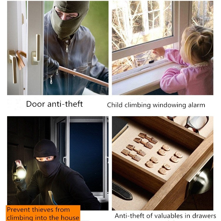 MC-02 Household Door And Window Anti-theft Alarm Remote Control Wireless Door Magnetic Alarm