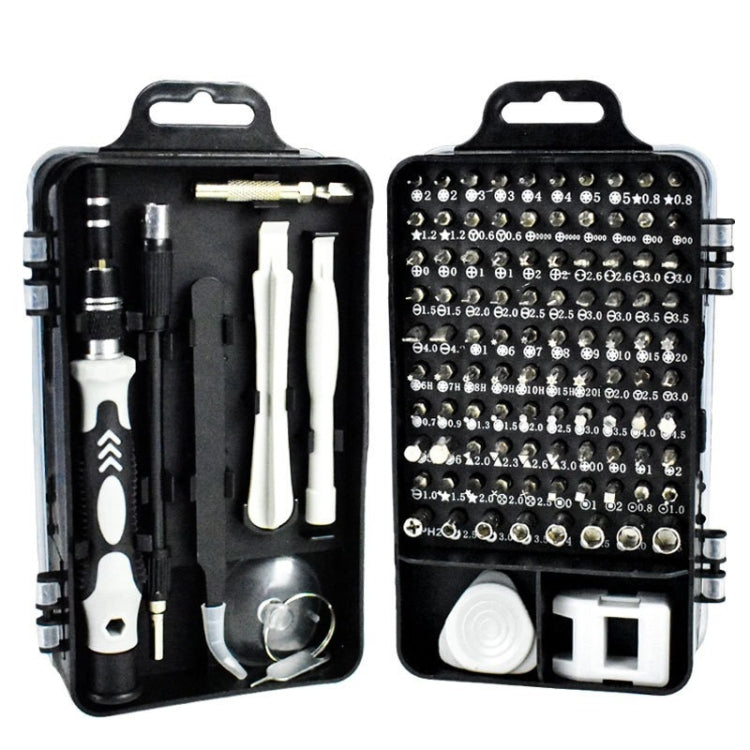 110 in 1 Magnetic Plum Screwdriver Mobile Phone Disassembly Repair Tool(Black)
