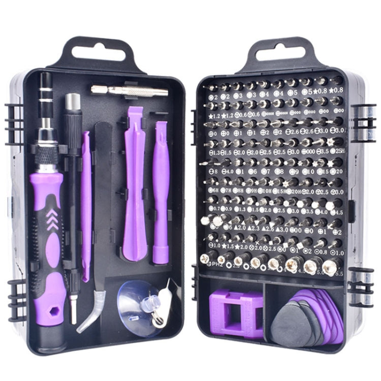 110 in 1 Magnetic Plum Screwdriver Mobile Phone Disassembly Repair Tool(Purple)