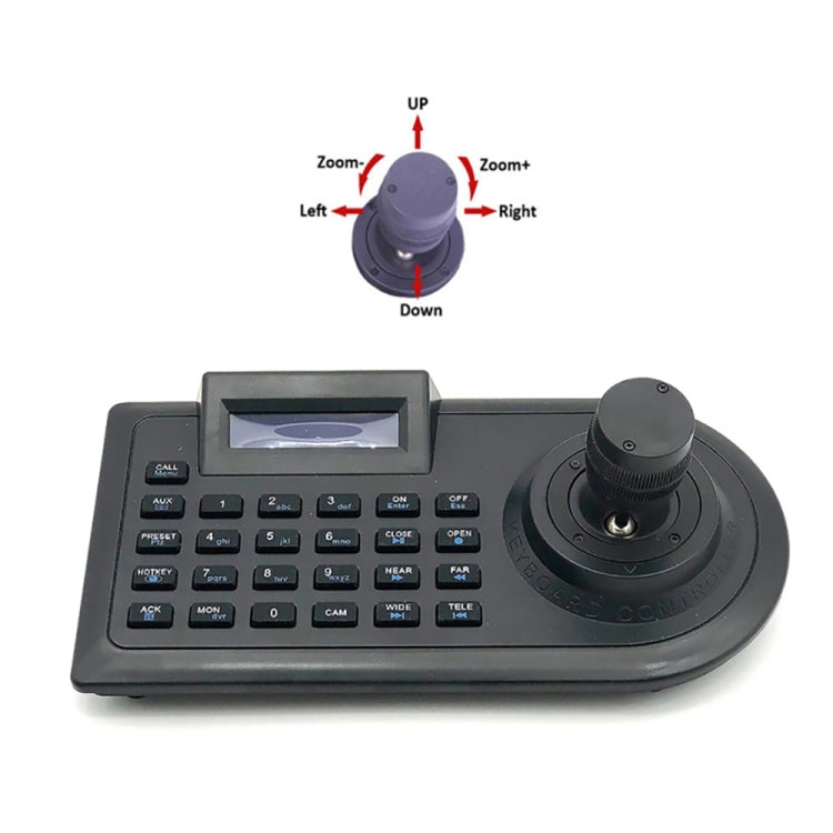 JSK-8003C Monitoring Keyboard PTZ Rocker Ball Camera Keyboard, Specification:3 Axis(US Plug)