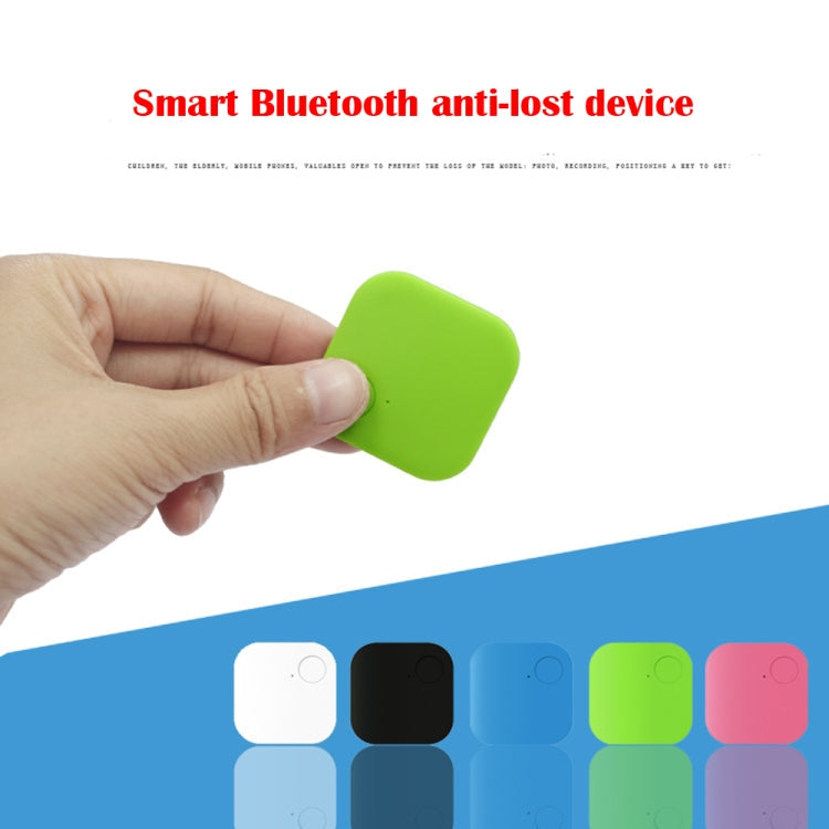 Portable Mini Square Anti Lost Device Smart Bluetooth Remote Anti Theft Keychain Alarm(Red)