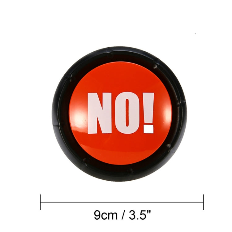 3 PCS Party Knowledge Quiz Game Electronic Squeeze Sound Box Answer Toy, Specification:Red with Light BULLSHIT