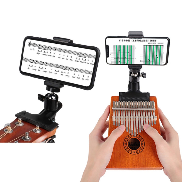 GS07 Live Video Thumbnail Phone Guitar Stand, Style:Kalinba
