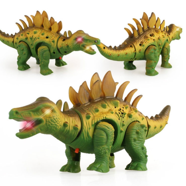 Simulation Luminous Sound Electric Universal Dinosaur Model Toy Boy Gift(Stegosaurus)