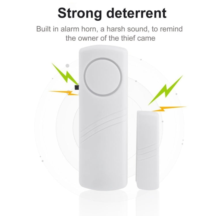 5 PCS JD-188 Door Window Wireless Burglar Alarm Door Magnetic Alarm Household Safety Equipment