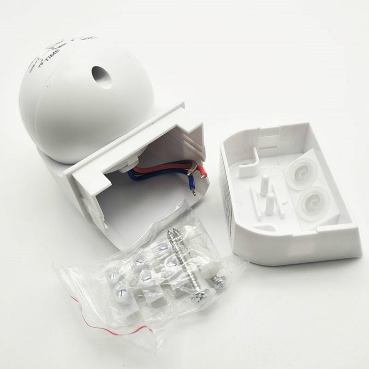 Ball Shape Long Distance IP54 Waterproof Outdoor Human Body Infrared Sensor Switch Detector, AC 110-220V