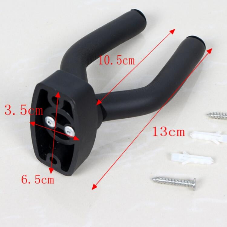 3 PCS Guitar Short Hook Wall Metal Hanger(Black)