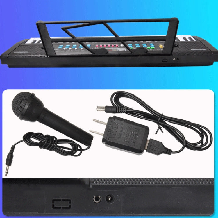 Large 61 Key Childrens Keyboard Musical Instrument Toy, Specification:CN Plug