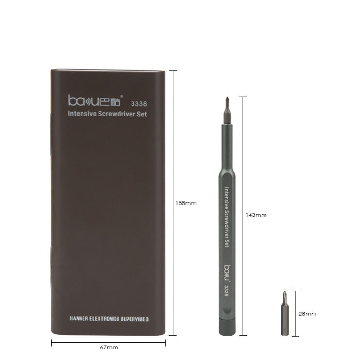 Baku BA-3338 24 In 1 Multifunctional Screwdriver Set Mobile Computer Repair Tool