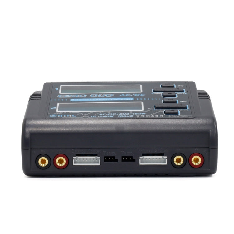 HTRC C240 Balanced Lithium Battery Charger Remote Control Airplane Toy Charger, Specification:EU Plug