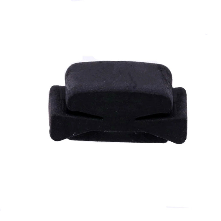 10pcs Alice A010CP Tubber Guitar Pick Cip and String Head Clip(Black)