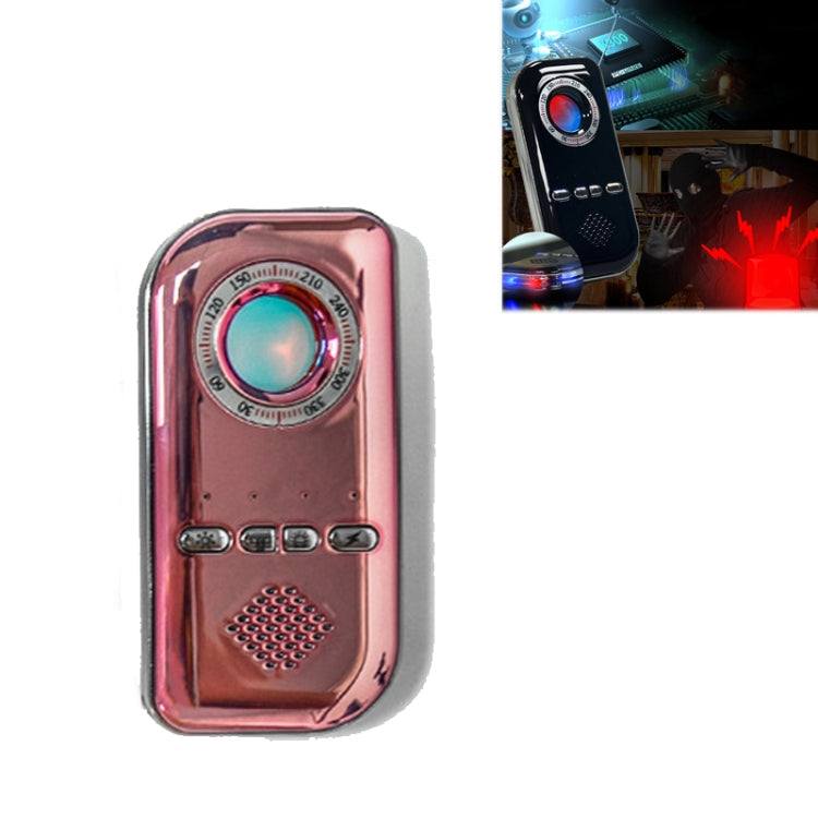 K300 Multifunctional Infrared Detector Hotel Anti-Snooping Camera Detection Travel Compass Anti-lost Device(Rose Gold)