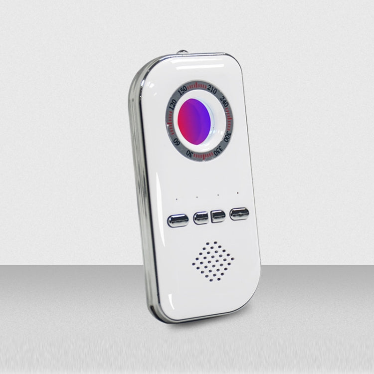 K300 Multifunctional Infrared Detector Hotel Anti-Snooping Camera Detection Travel Compass Anti-lost Device(White)