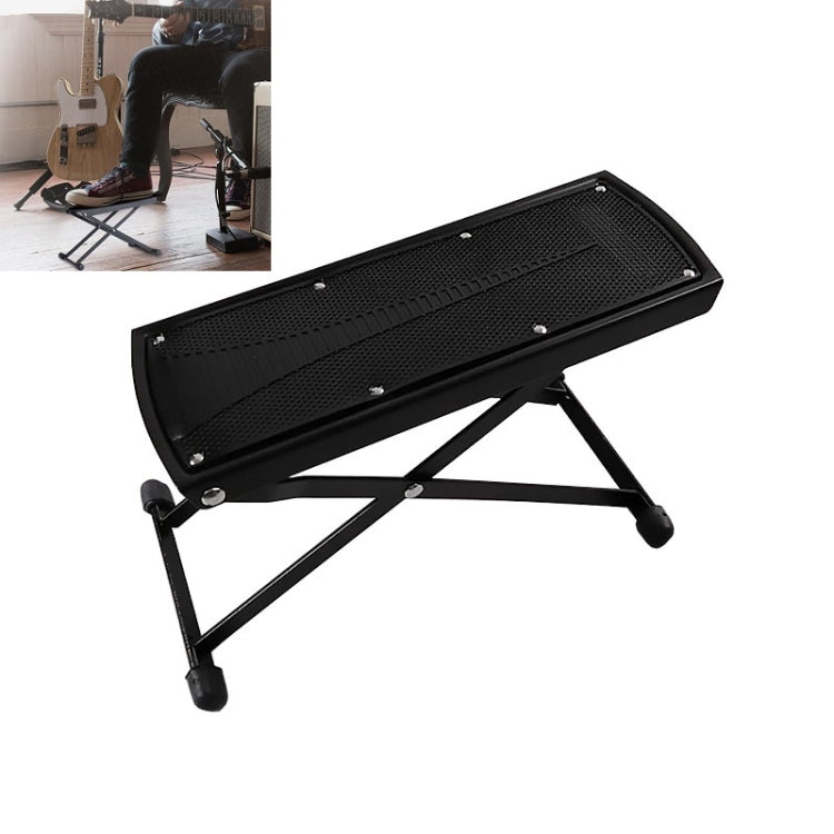 6-speed Adjustable Guitar Footrest Non-slip Panel Guitar Playing Pedal