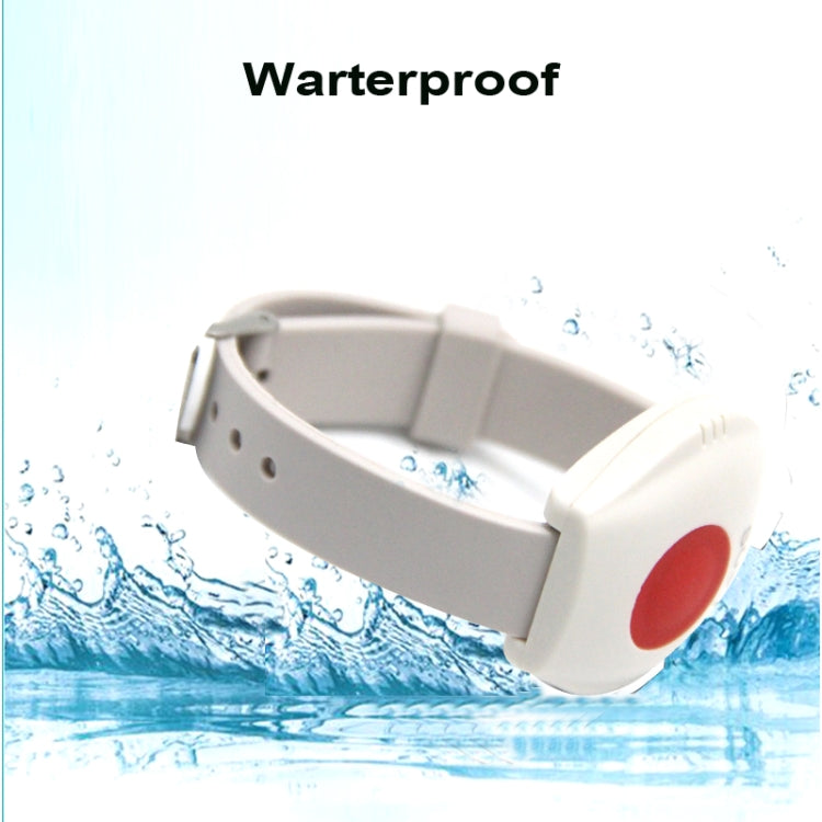 EM-70 Wireless Emergency Alarm Wristband Sending Help Signal Fall Detect SOS Button for Old People, Children