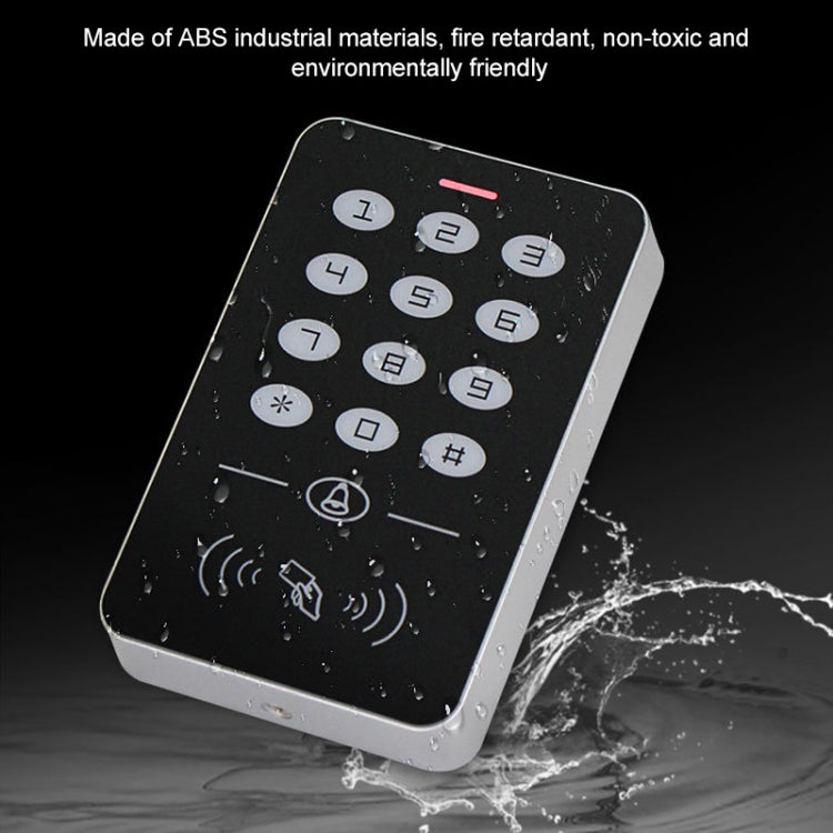 Simple IDIC Card Access Control All-in-one Machine Key Touch Access Control Controller Induction Card  Password, Style:A1-Physical Buttons