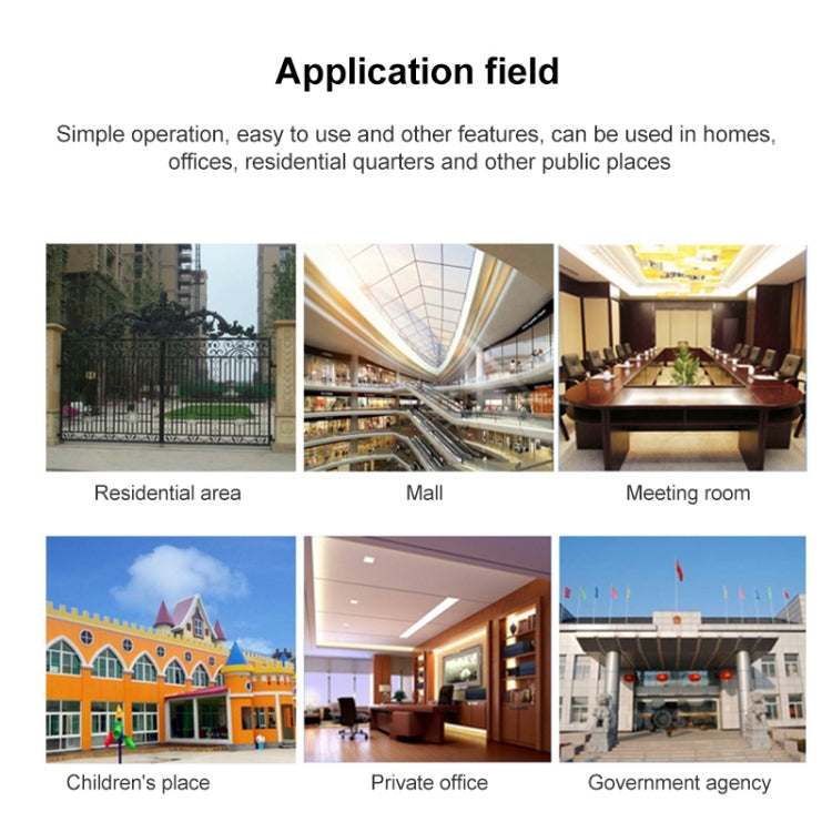 Simple IDIC Card Access Control All-in-one Machine Key Touch Access Control Controller Induction Card  Password, Style:A1-Physical Buttons