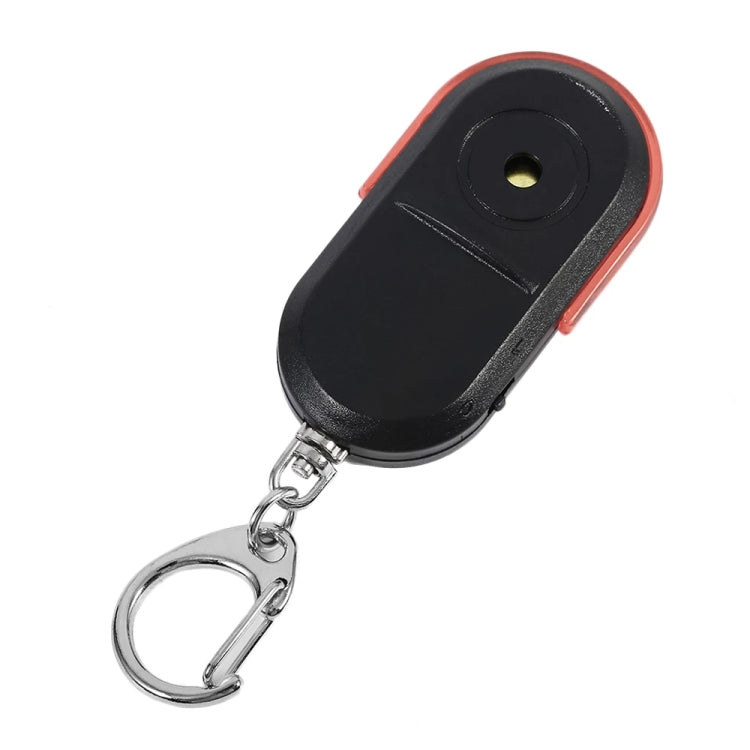 5 PCS Portable Anti-Lost Alarm Key Finder Wireless Whistle Sound LED Light Locator Finder(Red)
