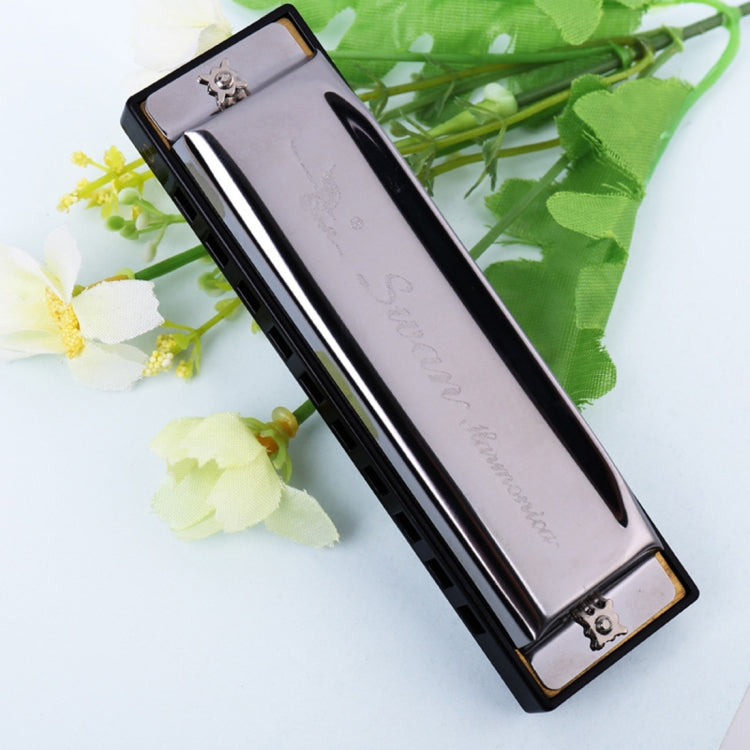Swan 10 Holes Full-scale Bruce Harmonica Beginner Children Adult Students Playing Musical Instruments
