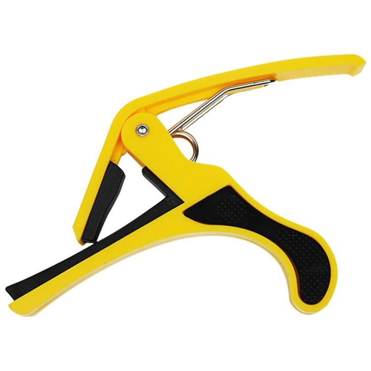 Plastic Guitar Capo for 6 String Acoustic Classic Electric Guitarra Tuning Clamp Musical Instrument Accessories(Yellow)