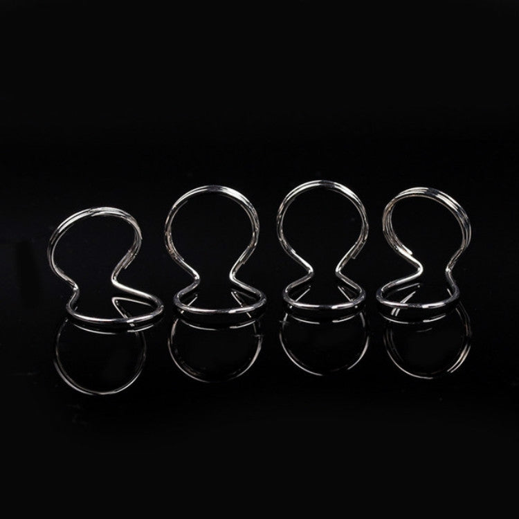 Metal Spring Ring Pick for Guitar(Silver)