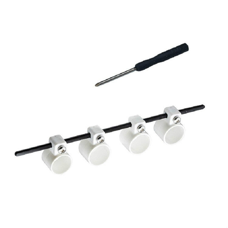 Four-finger Finger Expander Guitar Ukulele Piano Span Practice Finger  Cover, Specification:Standard Edition(White)