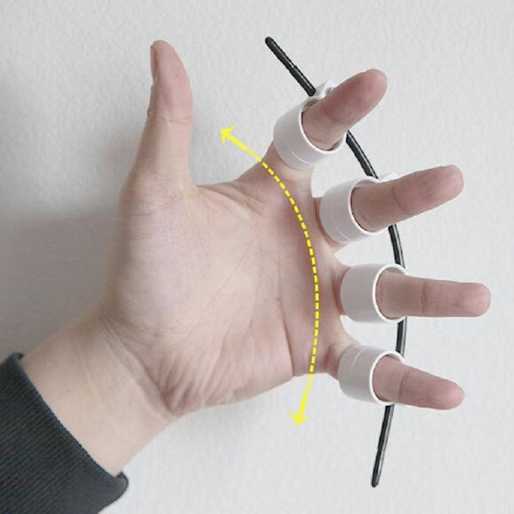 Four-finger Finger Expander Guitar Ukulele Piano Span Practice Finger  Cover, Specification:Standard Edition(White)