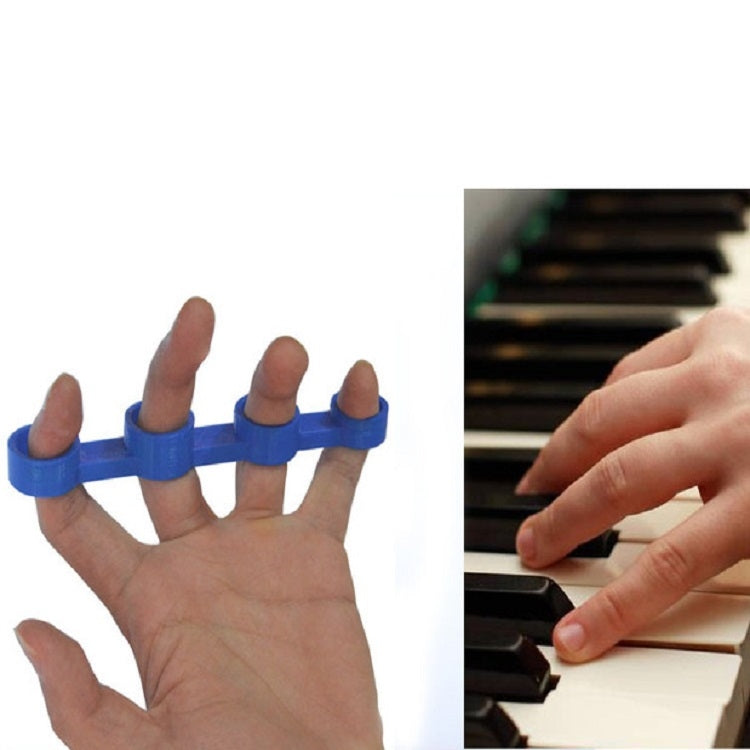 Guitar Finger Expansion Finger Force Device Piano Span Practice Finger Sleeve, Specification:Medium(Blue)