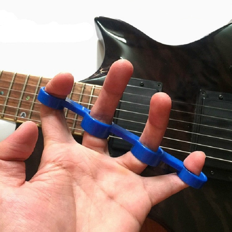 Guitar Finger Expansion Finger Force Device Piano Span Practice Finger Sleeve, Specification:Large(Blue)