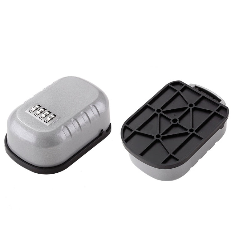 KS020 Password Lock Key Box Wall-Mounted Construction Site Decoration Key Password Lock(Black)