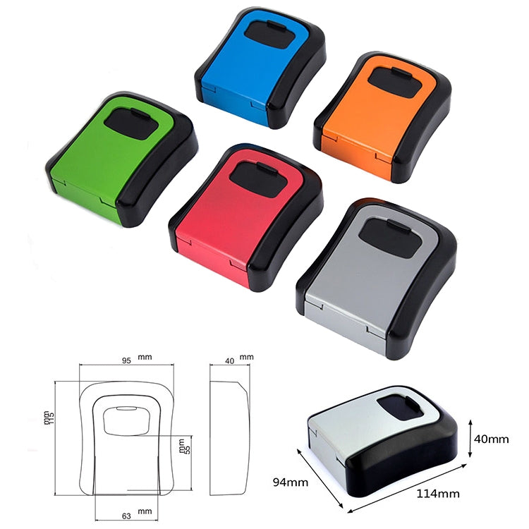 HG2 Arc Wall Mounted Password Key Box(Yellow)