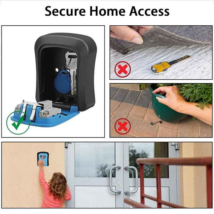 HG2 Arc Wall Mounted Password Key Box(Blue)