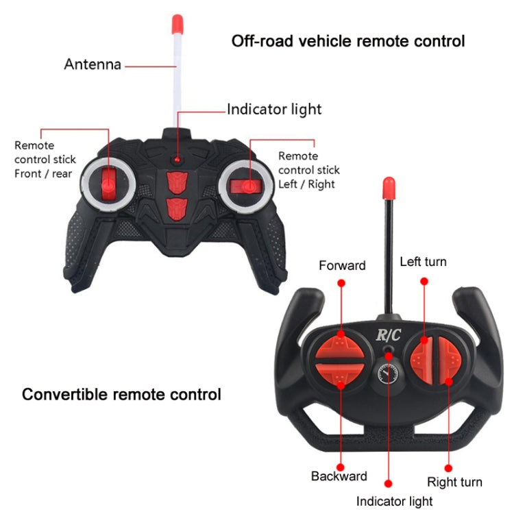 USB Charging Electric Children Remote Control Car Toys(Red Convertible)