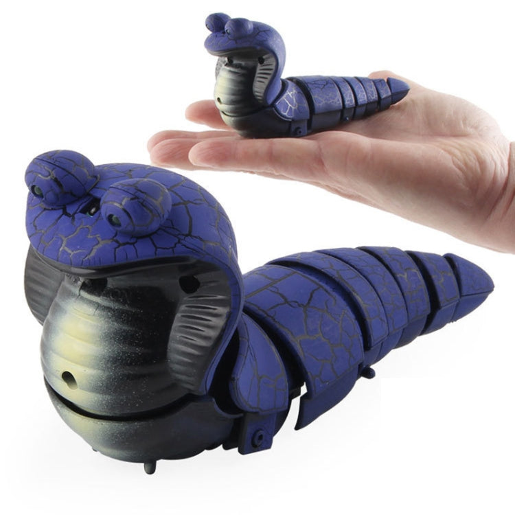 7702 Infrared Remote Control Simulation Cobra Tricky Toy(Purple)
