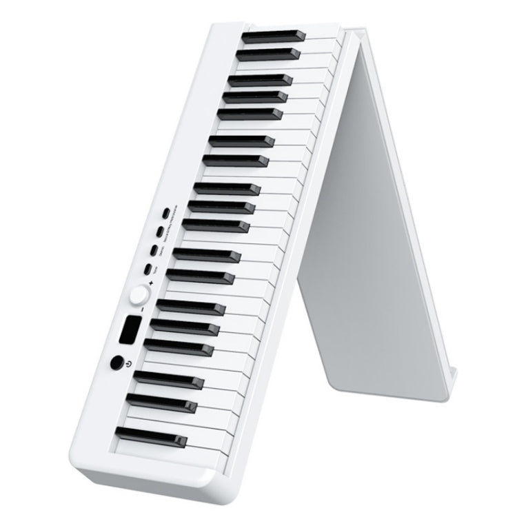 Wersi 88-Key Foldable Portable Electronic Piano Keyboard For Beginners Practice Piano, USB(White)