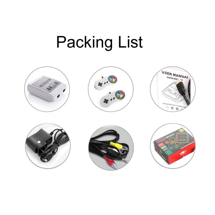 SFC620 Mini 8-Bit TV Game Console Built-In 620 Games, Supports AV Output(EU Plug)