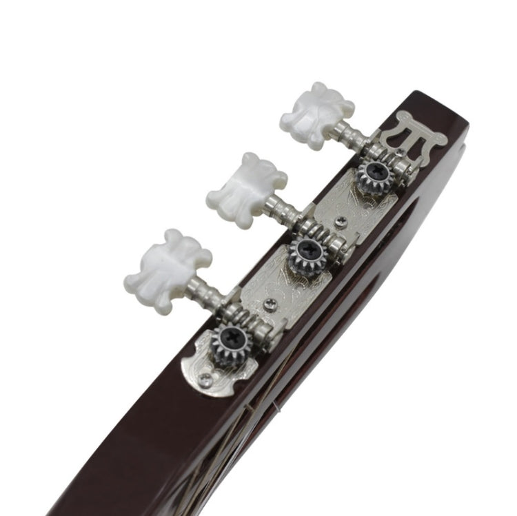 Guitar Knob Gear Type Snap Pegs Alloy Base Knobs(Y-06)