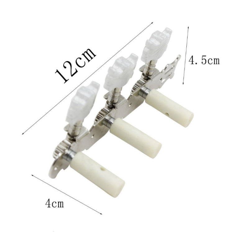 Guitar Knob Gear Type Snap Pegs Alloy Base Knobs(Y-06)