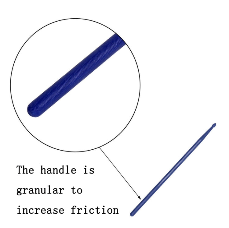 2 PCS Drumsticks Drum Kits Accessories Nylon Drumsticks, Colour: Navy Blue