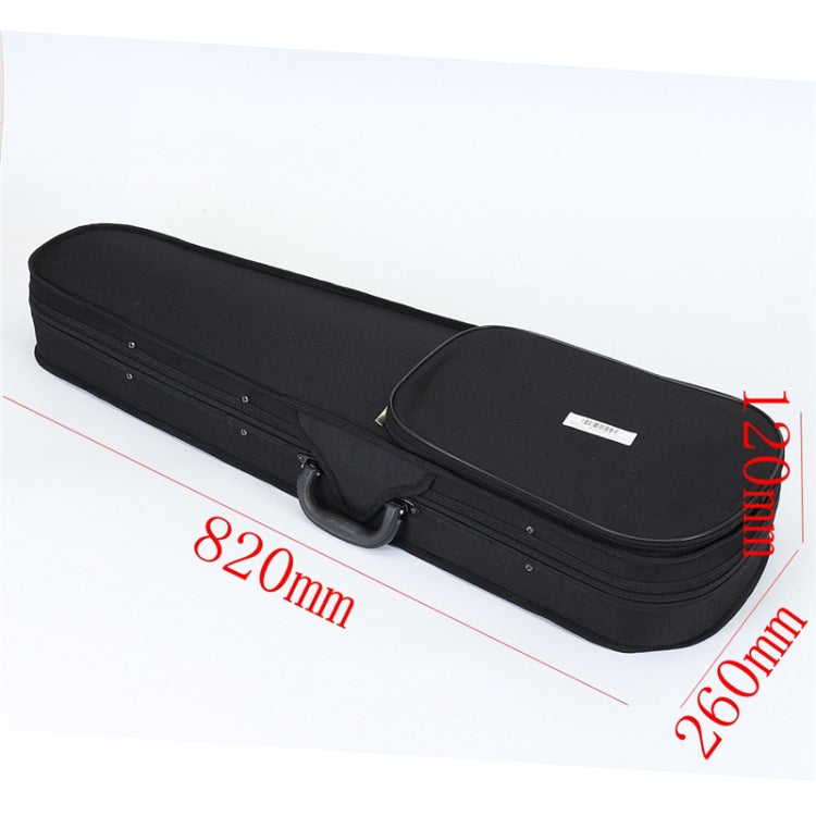 YS030 4 / 4 Wooden Manual Electronic Violin for Beginners, with Bag(Black)