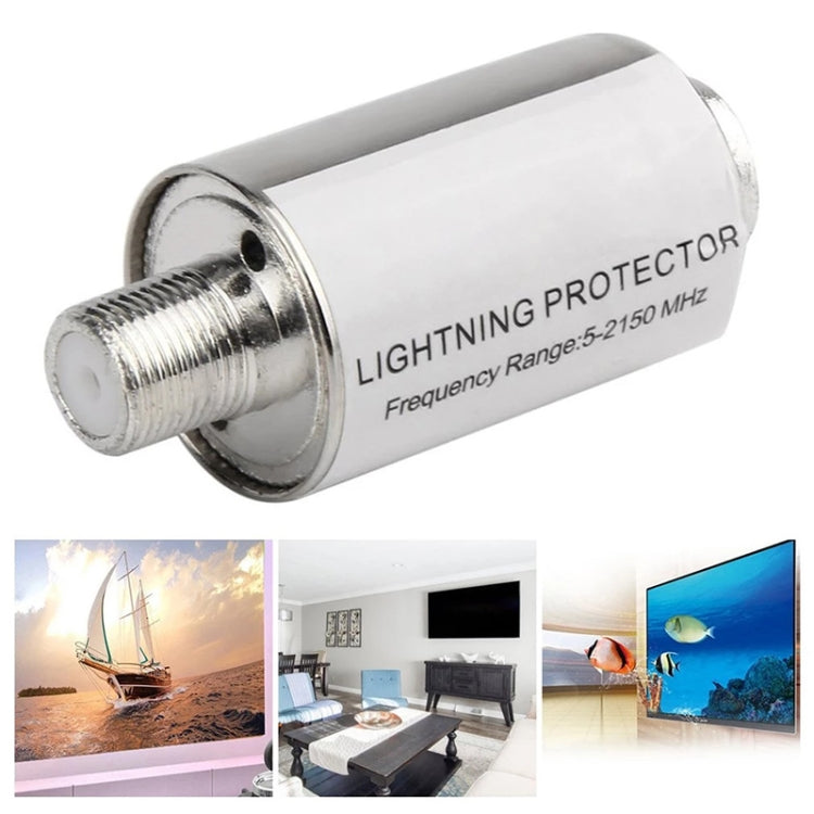 JS-210 5-2150MHz Lighting Protector Coaxial Satellite TV Light Protection Devices Satellite Antenna Arrester