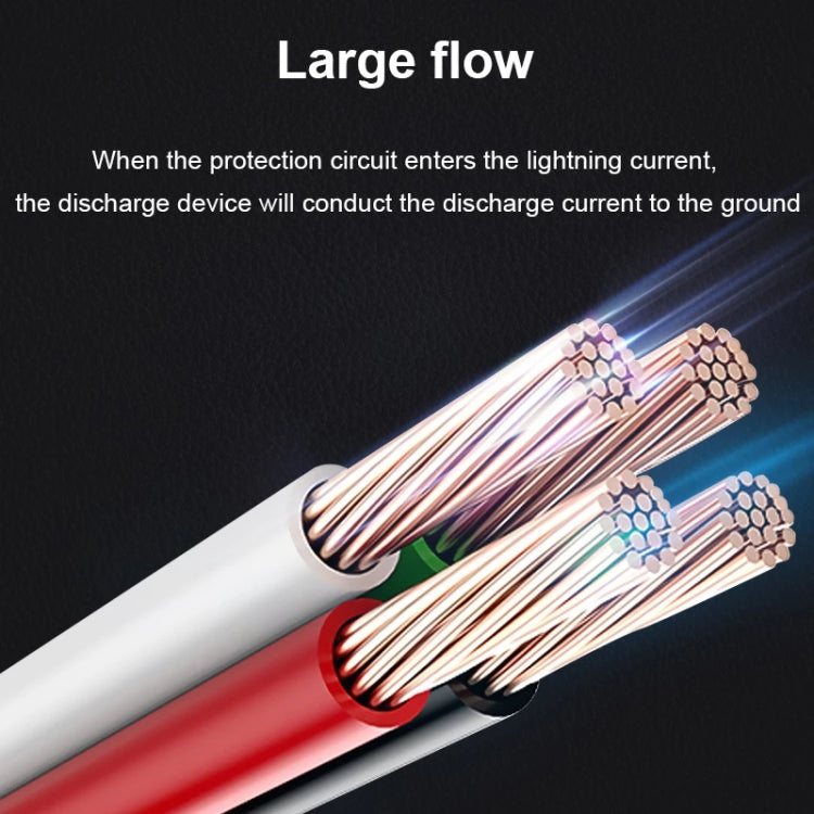 RJ11 Network Surge Protector Thunder Preventer Arrester Telephone Surge Protection Device SPD Security Equipment