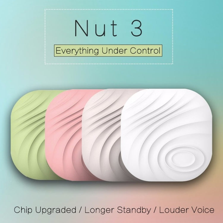 NUT F7X Smart Anti-Lost Device Bluetooth Two-Way Alarm Mobile Phone Key Wallet Anti-Lost Device( White)