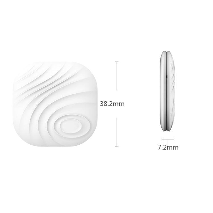NUT F7X Smart Anti-Lost Device Bluetooth Two-Way Alarm Mobile Phone Key Wallet Anti-Lost Device( White)