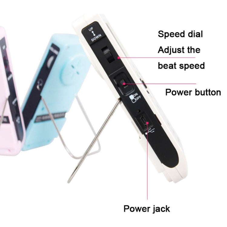 ENO EM-988A Electronic Vocal Rechargeable Metronome For Piano/Guitar/Drum/Guzheng/Violin(Pink)