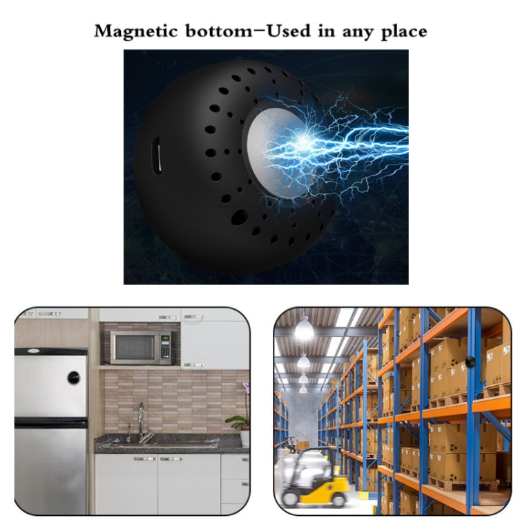 A12 Mini 1080P 5GHz Wireless WiFi Security Camera Night Vision Remote Home Small Surveillance Camera(Matte Black)