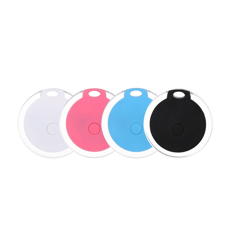 2 PCS  HYC-05 Round Bluetooth Anti-Lost Device Mobile Phone Key Two-Way Object Finding Alarm( Blue)