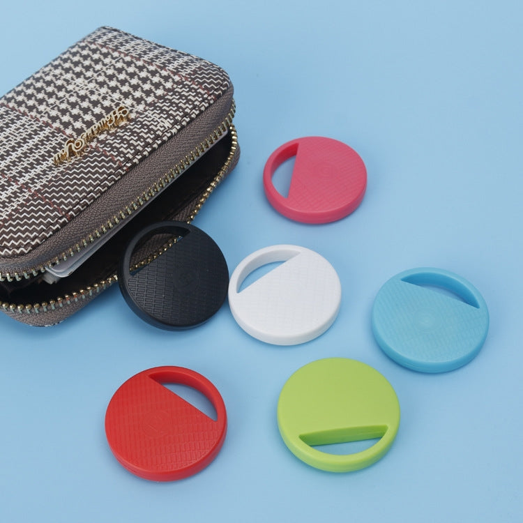 HYC-S9 2 PCS Round Bluetooth Object Finder Mobile Phone Tracking Locator Anti-Lost Two-Way Alarm(White)